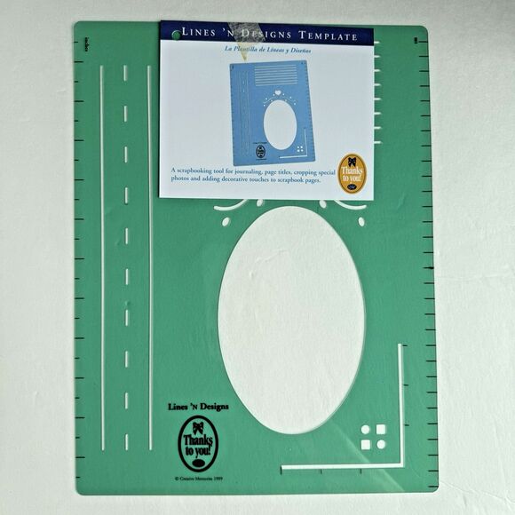 Set of 2 Creative Memories Templates Lines N Designs & Corners N Borders NEW - Picture 2 of 8